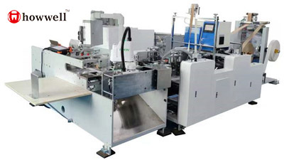 Square Bottom Twisted Handle Paper Bag Making Machine